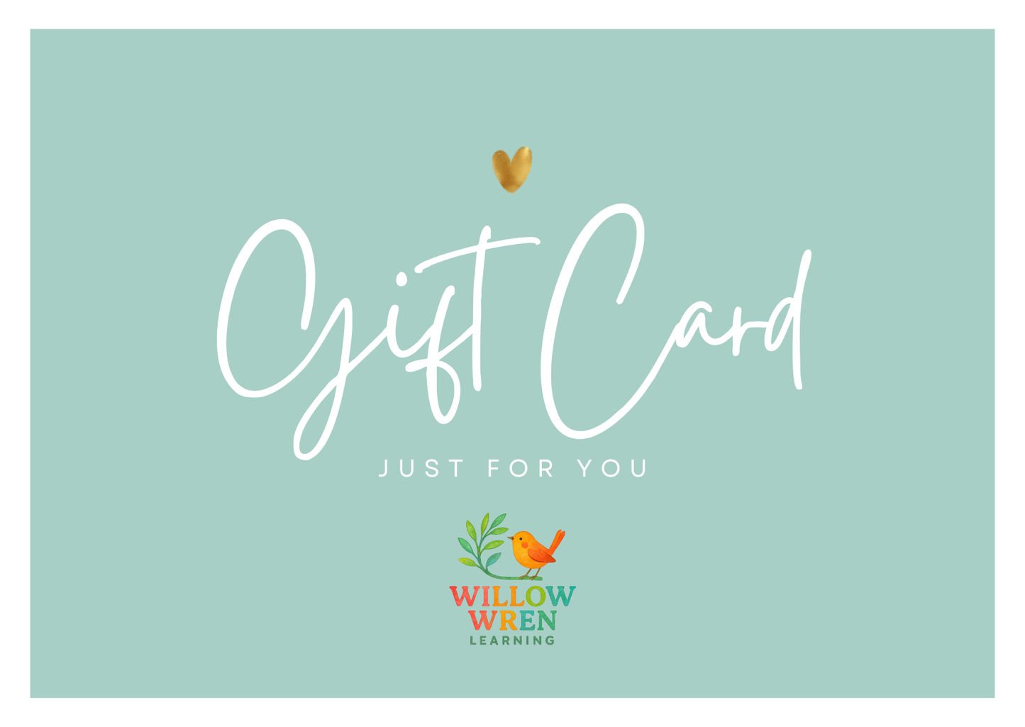 Willow Wren Learning Gift Card
