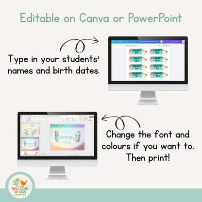 Rainbow Pencils Birthday Board Pack ✏️